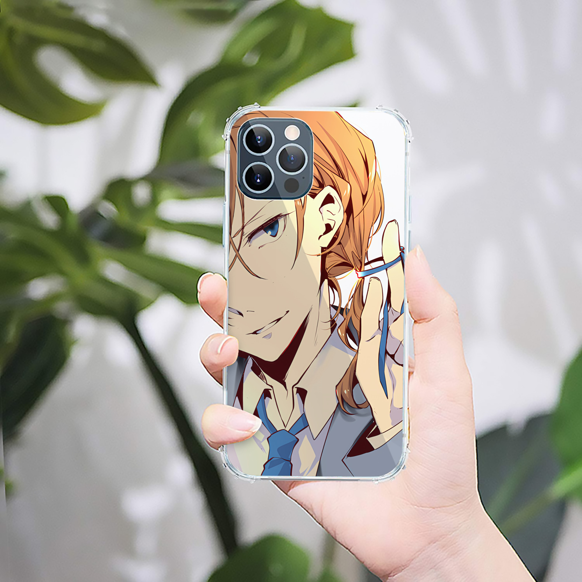 （画像用） 文豪ストレイドッグス Bungo Stray Dogs 【iPhone 12シリーズ対応】透明スマホケース（クリアソフトケース）